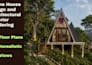 design a frame house and modern cabin rendering